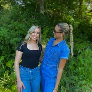 Abercrombie & Fitch Blue Women's Denim Overalls
